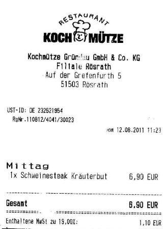 mevd Hffner Kochmtze Restaurant